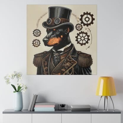 The Dobe´s Matte Canvas, Stretched, 0.75" - Steampunk 2 - Image 16