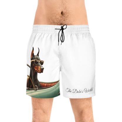 The Dobe´s Men's Mid-Length Swim Shorts (AOP) - Cadillac - white - Image 3
