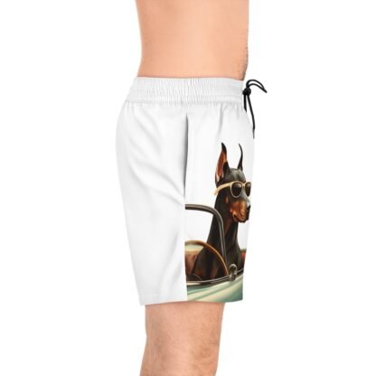 The Dobe´s Men's Mid-Length Swim Shorts (AOP) - Cadillac - white - Image 5