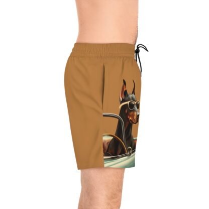 The Dobe´s Men's Mid-Length Swim Shorts (AOP) - Cadillac - light brown - Image 5
