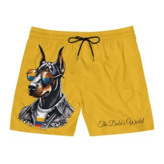 The Dobe´s Men's Mid-Length Swim Shorts (AOP) - Series 6 - yellow