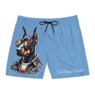 The Dobe´s Men's Mid-Length Swim Shorts (AOP) - Series 6 - light blue