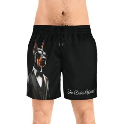 The Dobe´s Men's Mid-Length Swim Shorts (AOP) - Series 1 - black - Image 3