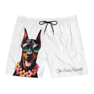 The Dobe´s Men's Mid-Length Swim Shorts (AOP) - Tropic - white