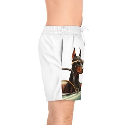 The Dobe´s Men's Mid-Length Swim Shorts (AOP) - Cadillac - white - Image 11
