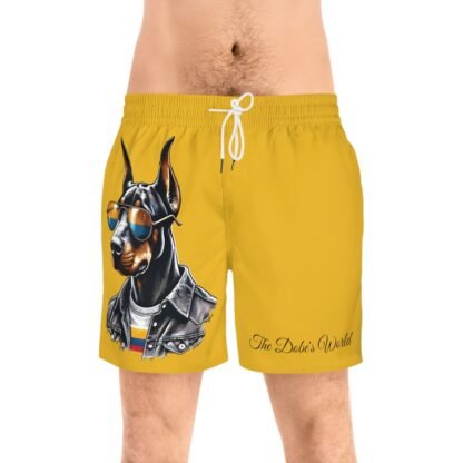 The Dobe´s Men's Mid-Length Swim Shorts (AOP) - Series 6 - yellow - Image 9