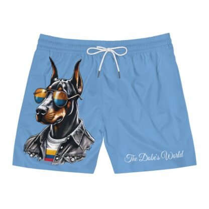 The Dobe´s Men's Mid-Length Swim Shorts (AOP) - Series 6 - light blue - Image 7
