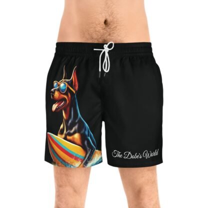 The Dobe´s Men's Mid-Length Swim Shorts (AOP) - Fun - black - Image 3