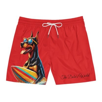 The Dobe´s Men's Mid-Length Swim Shorts (AOP) - Fun - red - Image 7