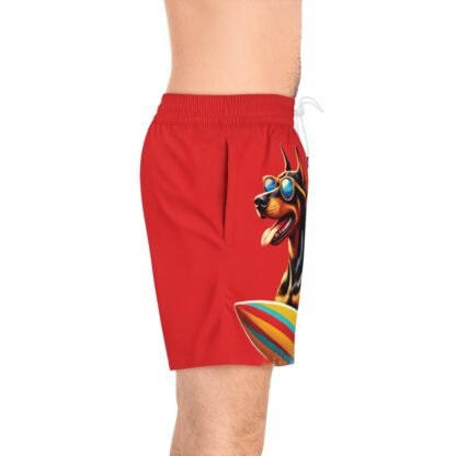The Dobe´s Men's Mid-Length Swim Shorts (AOP) - Fun - red - Image 11