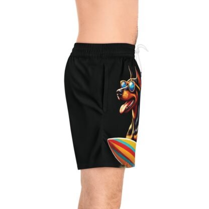 The Dobe´s Men's Mid-Length Swim Shorts (AOP) - Fun - black - Image 5