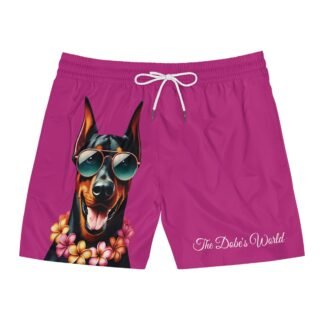 The Dobe´s Men's Mid-Length Swim Shorts (AOP) - Tropic - pink