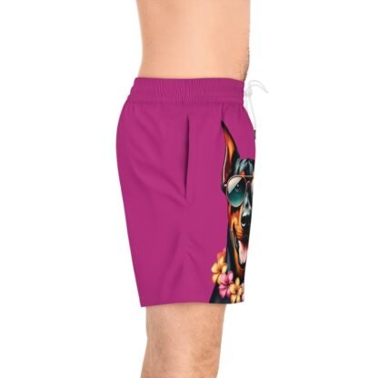 The Dobe´s Men's Mid-Length Swim Shorts (AOP) - Tropic - pink - Image 5