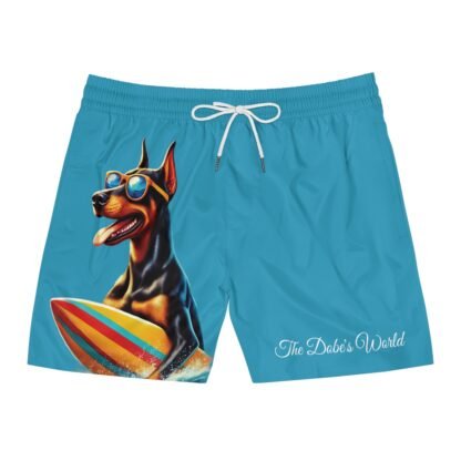 The Dobe´s Men's Mid-Length Swim Shorts (AOP) - Fun - turquoise