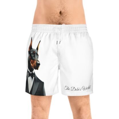 The Dobe´s Men's Mid-Length Swim Shorts (AOP) - Series 2 - white - Image 3