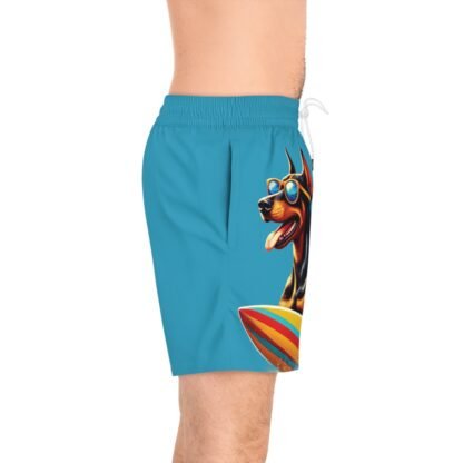 The Dobe´s Men's Mid-Length Swim Shorts (AOP) - Fun - turquoise - Image 5