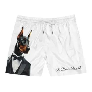 The Dobe´s Men's Mid-Length Swim Shorts (AOP) - Series 2 - white