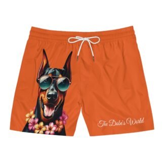 The Dobe´s Men's Mid-Length Swim Shorts (AOP) - Tropic - orange
