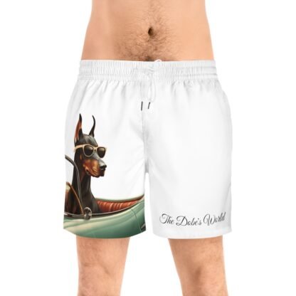 The Dobe´s Men's Mid-Length Swim Shorts (AOP) - Cadillac - white - Image 9