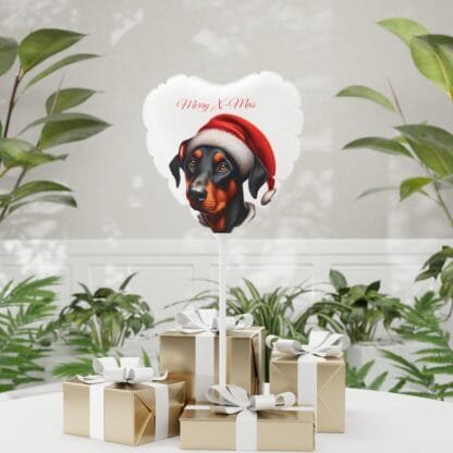 The Dobe´s Christmas Balloon (Heart-shaped), 11" - white - Image 3