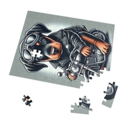 The Dobe´s Jigsaw Puzzle (30, 110, 252, 500,1000-Piece) - Biker puppy - Image 14