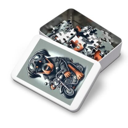 The Dobe´s Jigsaw Puzzle (30, 110, 252, 500,1000-Piece) - Biker puppy - Image 15