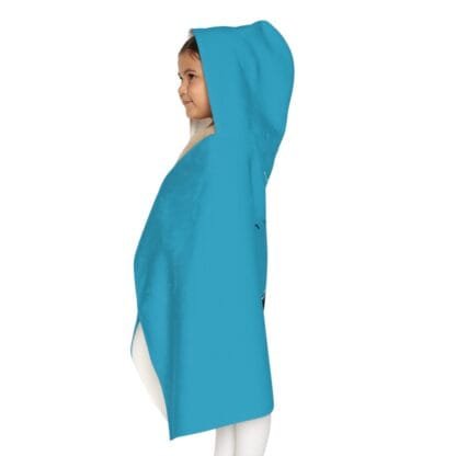 The Dobe´s Youth Hooded Towel - Surfer Puppy - turquoise - Image 6