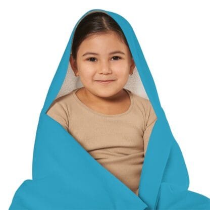 The Dobe´s Youth Hooded Towel - Surfer Puppy - turquoise - Image 8
