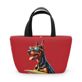 The Dobes Schopping Bag - Surfer - red