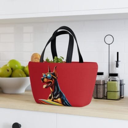 The Dobes Schopping Bag - Surfer - red - Image 5