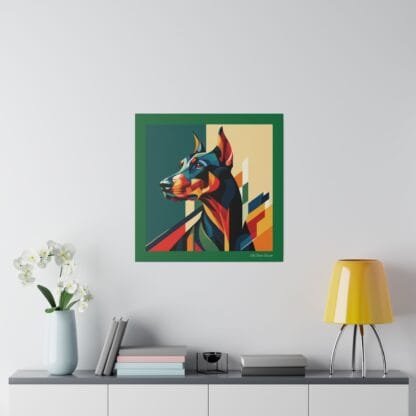 The Dobe´s Matte Canvas, Stretched, 0.75" - Art Deco - green - Image 26
