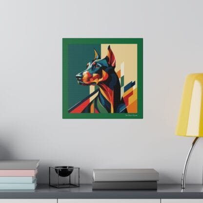 The Dobe´s Matte Canvas, Stretched, 0.75" - Art Deco - green - Image 20