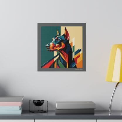 The Dobe´s Matte Canvas, Stretched, 0.75" - Art Deco - dark grey - Image 20