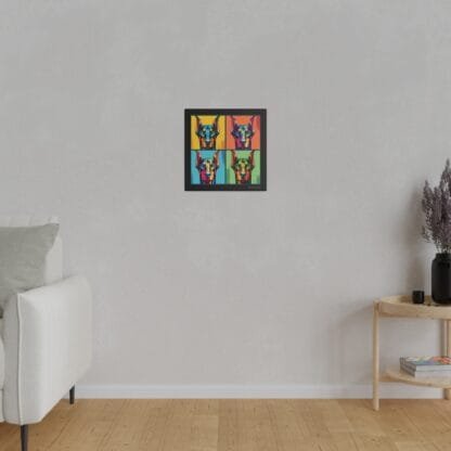 The Dobe´s Matte Canvas, Stretched, 0.75" - Four - black - Image 3
