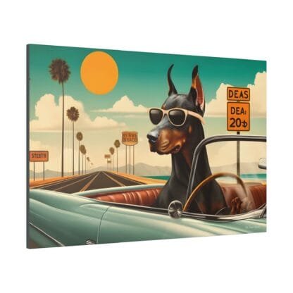 The Dobe´s Matte Canvas, Stretched, 0.75" - Cadillac - Image 10