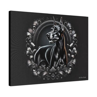 The Dobe Matte Canvas, Stretched, 0.75" - Doberman luxory - Image 2