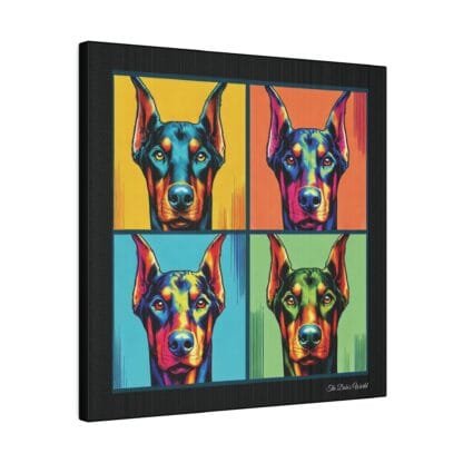 The Dobe´s Matte Canvas, Stretched, 0.75" - Four - black - Image 2