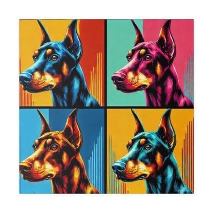 The Dobe´s Matte Canvas, Stretched, 0.75" - Four Colored 2 - Image 9