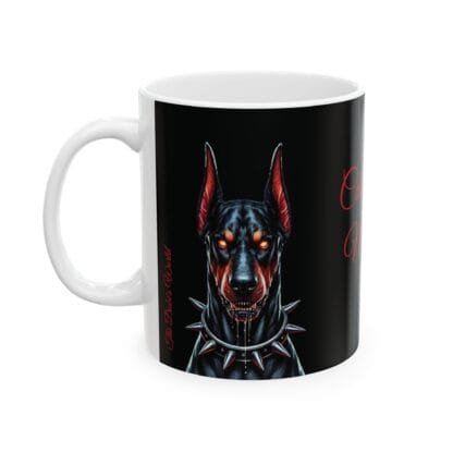 The Dobes Ceramic Mug, (11oz, 15oz) - Careful, its Monday - Image 3