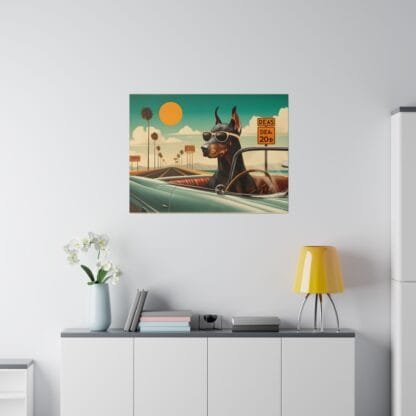 The Dobe´s Matte Canvas, Stretched, 0.75" - Cadillac - Image 16