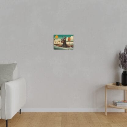 The Dobe´s Matte Canvas, Stretched, 0.75" - Cadillac - Image 3