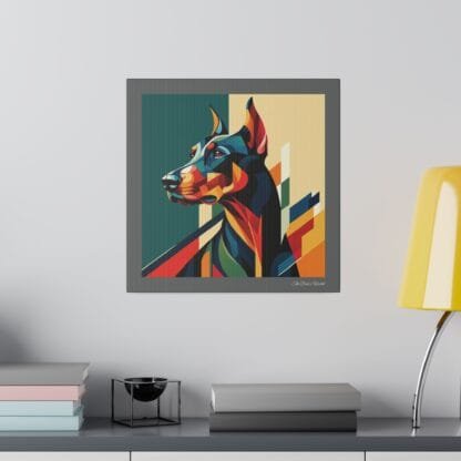 The Dobe´s Matte Canvas, Stretched, 0.75" - Art Deco - dark grey - Image 4