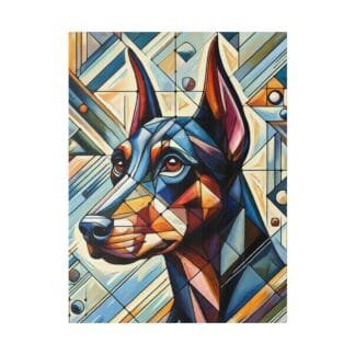 The Dobe´s Matte Canvas, Stretched, 0.75" - Cubist