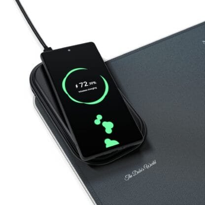 The Dobes LED Gaming Mouse Pad, Wireless Charging - Hell Dobe - Image 6