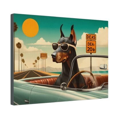 The Dobe´s Matte Canvas, Stretched, 0.75" - Cadillac - Image 2
