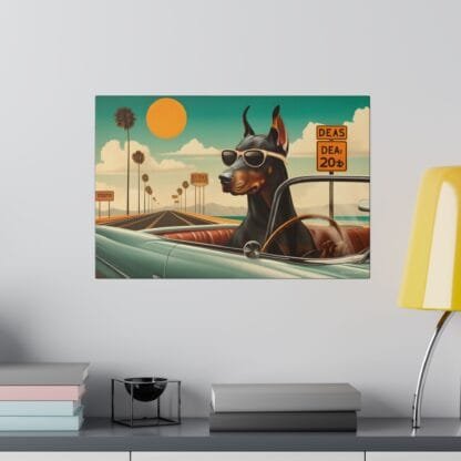 The Dobe´s Matte Canvas, Stretched, 0.75" - Cadillac - Image 32