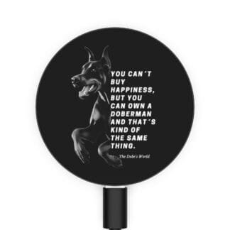 The Dobes Magnetic Induction Charger - You cant buy happiness - black