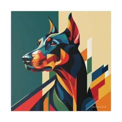 The Dobe´s Matte Canvas, Stretched, 0.75" - Art Deco - mirror sides - Image 31