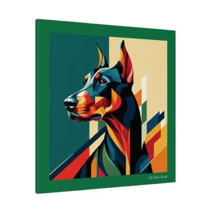 The Dobe´s Matte Canvas, Stretched, 0.75" - Art Deco - green - Image 24