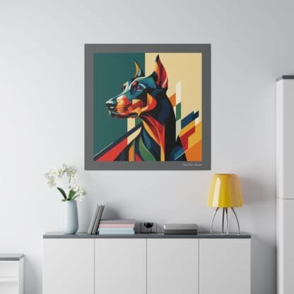The Dobe´s Matte Canvas, Stretched, 0.75" - Art Deco - dark grey - Image 34